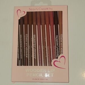 Beauty Creations Lip Pencil Set - Assorted Browns and Pinks